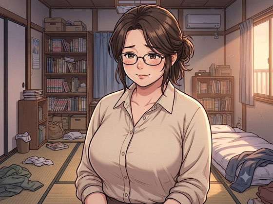 【官能小説】バイト先の真面目なパートさん  第二話  看病のつもりが…不慣れなご奉仕 アイキャッチ画像 【無料≫同人誌】