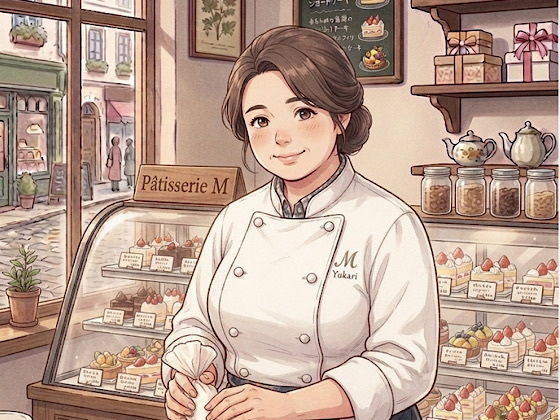 【官能小説】小さなケーキ屋さんの優しい奥さん  第一話  年下見習いの甘い言葉と、ほどかれたエプロン アイキャッチ画像 【無料≫同人誌】